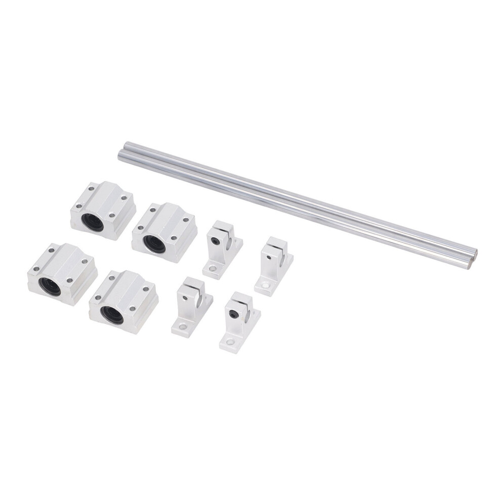 Linear Rail Slide Linear Rail Guide Linear Motion Slide Rail with 4Pcs Slide Block for Machinery 10‑550