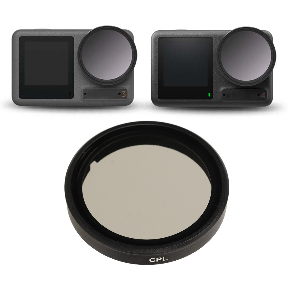 Action Camera Cpl Filter Coated Anti Scratch Oil Proof Circular Polarizer Filter For Action 3 4 Camera 7891314444573