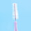 Purple Interdental Brushes 40pcs 1.2-1.5mm 8