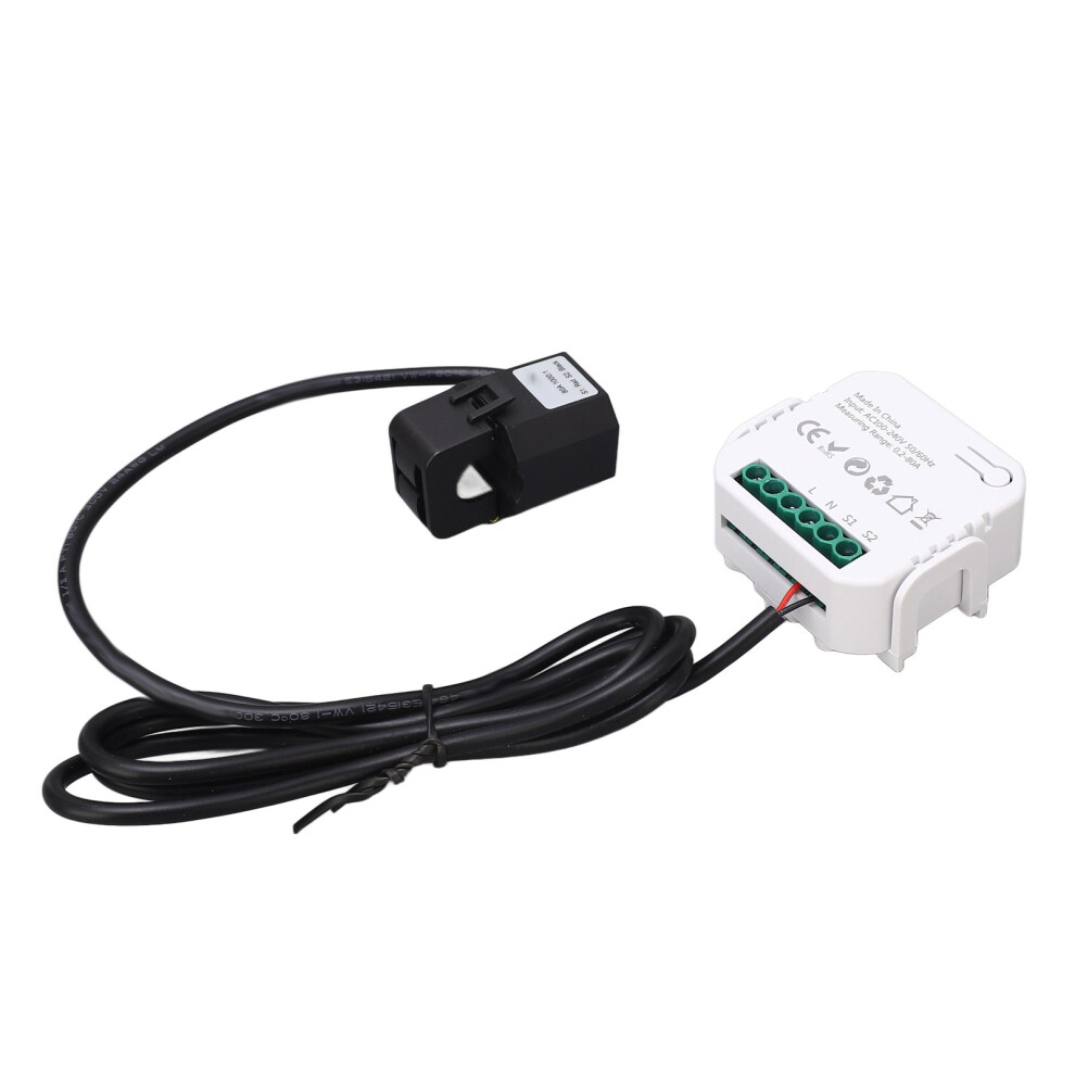 Wifi Energy Monitor Single Phase Smart Electricity Meter With Clamp Power Consumption Monitor 100Â240Vac Black 4931314447341