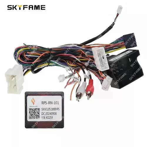 Gilt für 16-poligen Kabelbaumadapter, CAN-Bus-Box-Decoder, Android-Radio-Stromkabel für Renault