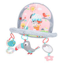 Baby Car Backseat Toy Adjustable Educational Travel Infant Activity Arch Toy for 0 to 1 Years Old Newborn