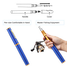 Fishing Rod and Reel Combos Telescopic Fishing Pole with Spinning Reel Combo Kit Fishing Line Lures Hooks Swivels Set Fishing Accessories