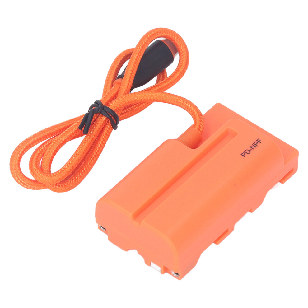 Type C To Np F550 F570 F970 Dummy Battery Dc Coupler Dummy Battery For Camera Monitor Fill Lights 8471314452267