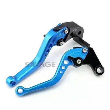 (kurz, blau) Gilt für kurze Brems- und Kupplungshebel für KAWASAKI Z750 Z750S ER6N ER6F ZRX400 ZXR400