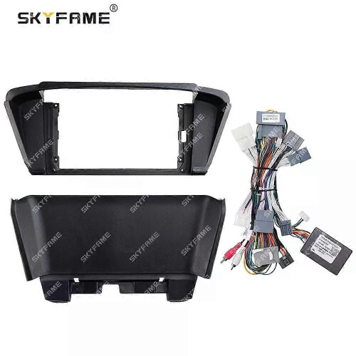 (Full Set 9Inch)Applies to Car Frame Fascia Adapter Canbus Box Decoder Android Radio Audio Dash Fitting