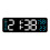 (orange)Multi-function LED Digital Clock with Large Display, Modern Design, Wall Mountable or Tabletop 13