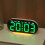 (White shell blue light)Multi-function LED Digital Clock with Large Screen, Thermometer, Perpetual Calendar, Alarm, Bedside Lamp & USB Output 3