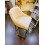 Living And Home (White) Set of 2 Upholstered Bar Stools 4