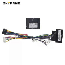 (Komplettes Set WC) Gilt für Kfz-16-Pin-Kabelbaumadapter, Canbus-Box-Decoder, Android-Radio-Stromkabel