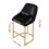 Living And Home (Black) Set of 2 Upholstered Bar Stools 7