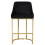 Living And Home (Black) Set of 2 Upholstered Bar Stools 5
