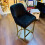 Living And Home (Black) Set of 2 Upholstered Bar Stools 4