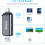 (Grey) SD Card Reader, Dual Connector USB C Card Reader USB 3.0 Memory Card Adapter - Supports SD/SDXC/Micro SD/Micro SDXC/SDHC/MMC/RS-MMC 3