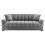 Living And Home Grey Channel Sleeper Sofa Bed 3