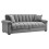 Living And Home Grey Channel Sleeper Sofa Bed 4