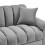 Living And Home Grey Channel Sleeper Sofa Bed 6