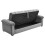 Living And Home Grey Channel Sleeper Sofa Bed 5