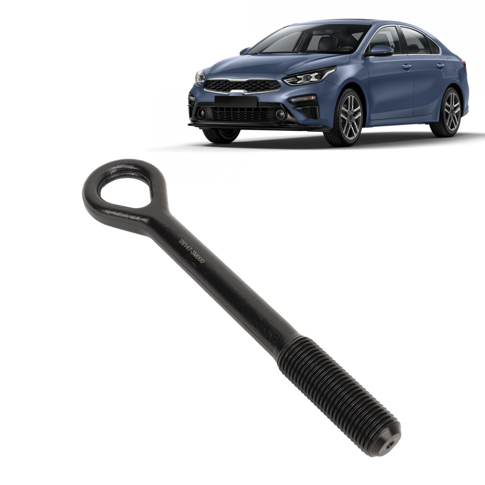 Front Tractive Tow Hook 09147 3M000 Forged Steel Lug Eye Loop For Equus Centennial Genesis I30 I Fd Ix35 Tucson Lm Tl 8011314461311