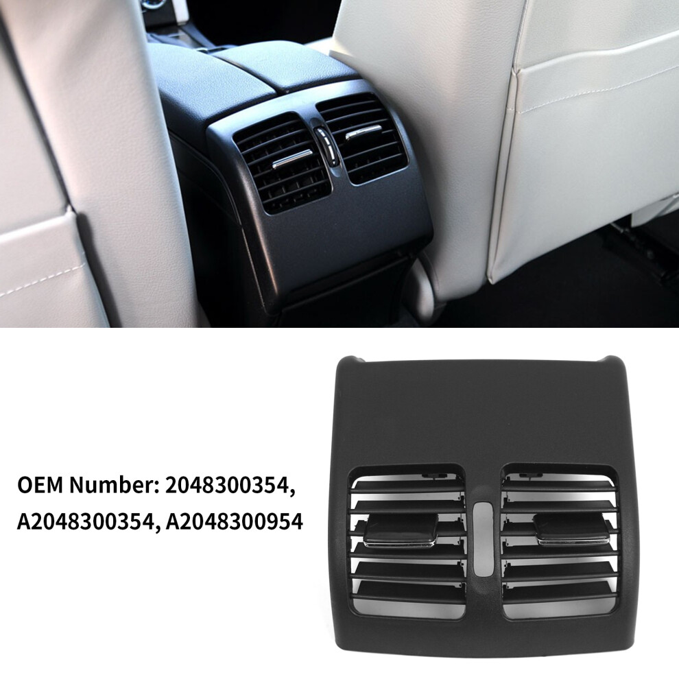 Rear Air Grille, Car Air Conditioning Vent Grille Panel Replacement For Mercedes-Benz W204 C350 C250 C300 E350 C63 Amg 2008-2013, 204830035 7891314461952