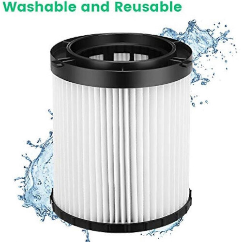 2er-Pack True HEPA-Ersatzfilter für DEWALT DC500 (DC5001H) 2