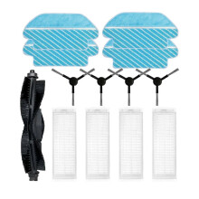 Für Proscenic M6 Pro Roboter Hauptseitenbürste Hepa-Filter Mopptuch, C