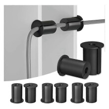Cable Routing Kit, Wall Grommet for 1Inch Wall Hole, Cable Feed Through Bushings, Wall Bushing for Ethernet Cable(8 Pcs)