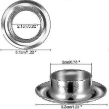 50 Grommets Eyelets Eyelet Sets 20mm Grommet Eyelet Kit - JA