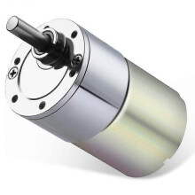 Dc 12v 100rpm Gear Motor High Torque Electric Mini Speed Reduction Geared Motor Eccentric Output Shaft 37mm Gearbox
