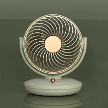 (Green) Oscillating Small Fan – Portable Desk Fan with Strong Airflow, 120 Tilt & 3 Speeds