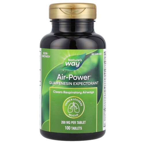 Φύση, Air-Power, Γαϊφενσίνη Εξπεκτοράντ, 200 mg, 100 Τάμπλες