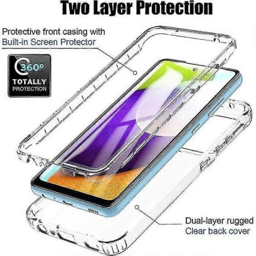 Case for Poco X5 Clear Full 360 Clear Hd Transparent - XY 1