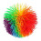 Large Rainbow Monkey Stringy Ball Silicone Bouncing Fluffy Juggling Ball 1PC Fidget Toy 1