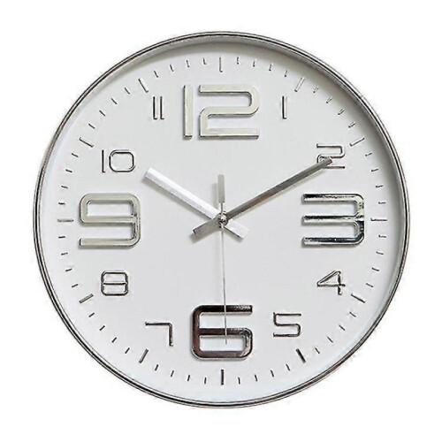 2851 12 Inch Living Room Round Decorative Clock 1