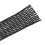 Lacrosse Mesh String Black Nylon Wear Proof Lacrosse Mesh Piece Woven String for Accessory 4