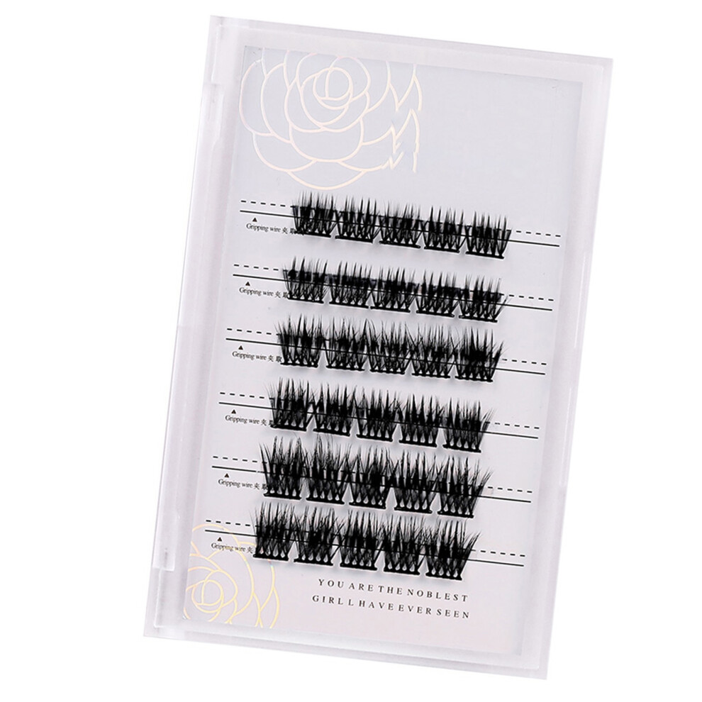 Z'LRAQI BEAUTY Individual False Eyelashes Self-Adhesive Cluster Fake Eyelashes Glue-Free Eyelashes Natural-Looking Eyelash