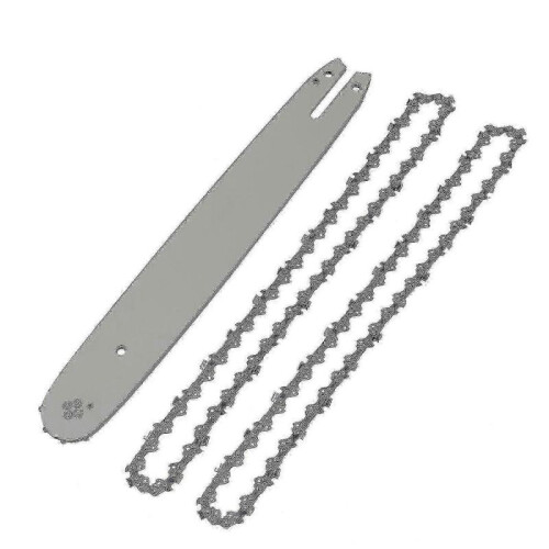 14"" Chainsaw Guide Bar & 2 Chains, Fits Stihl 017 MS170 MS171 MS180 MS230