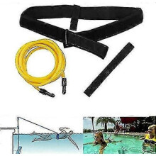 Flotation Belt, Training Swimming Belt, Trainer Swimming Resistance Lanyard Leash Pool Training Aid Harness Belt Resistance Swimming Stationary - PW