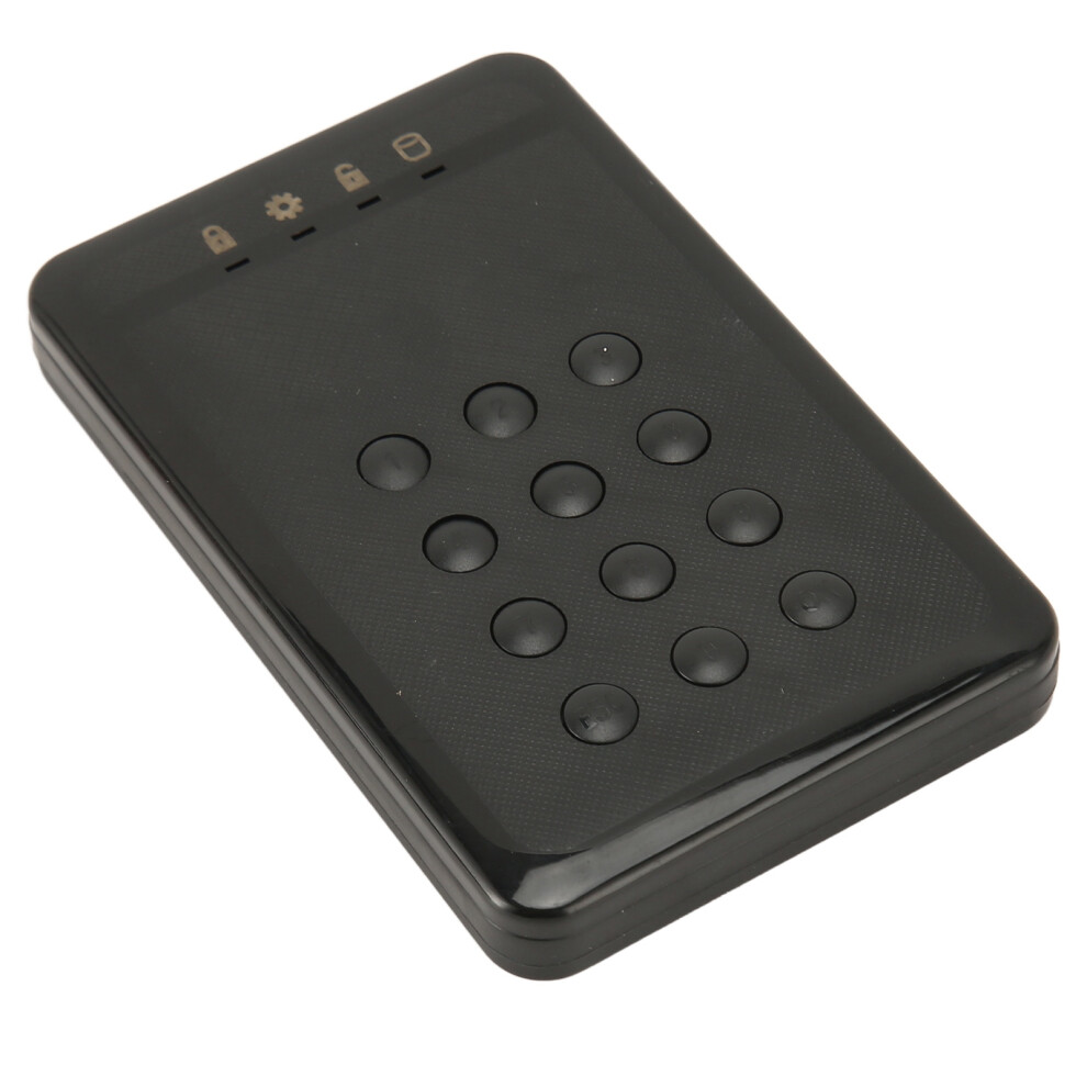 Encrypted Hard Drive Enclosure 2.5Inch Usb3.0 Sata Password Access Hardware Encrypted Portable External Hard Drive Enclosure (Not Inclube 3781314482863