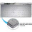Wireless Keyboard and Mouse compatible with Apple iMac Windows or Android 24G Wireless JGV POZ 5