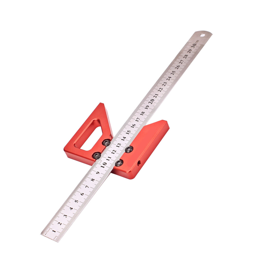 Circle Center Finder Tool 0.05Mm Accuracy 300Mm Range Clear Scales Center Scribe Gauge Woodworking Centering Tool 9301314485028