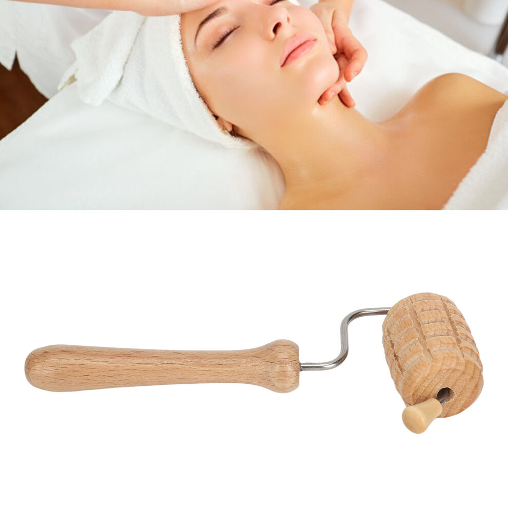 Wooden Face Massager Helps Ease Muscle Tension and Supports Skin Health Facial Hand Roller Massager Tool