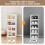 Living And Home (4 High) Foldable Plastic Double Door Shoe Rack Storage Organizer 6