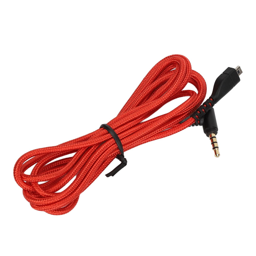 Replacement Sound Cable Braiding 8P Headphone Cable For Steelseries Arctis 3 Arctis 5 Arctis 7 Arctis Prime Arctis Pro Gaming Headset Red 6911314489075