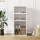 Living And Home (4 High) Foldable Plastic Double Door Shoe Rack Storage Organizer 1