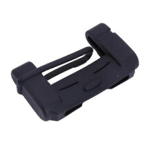 4 packs Car seat belt buckle protective cover car seat belt buckle silicone protective cover modified decorative accessories frame (black)