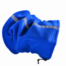 Winter Fleece Neck Warmer Reflective Neck Gaiter Skiing Windproof Ski Neck Gaiter