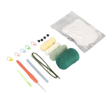 Owl Crocheting Animals Kits for Beginners with Yarn Crochet Hook Stuffing DIY Learn to Crochet Animal Starter Kit