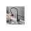 Kitchen mixer tap Matte black kitchen faucet with pull-out sprayer black 18