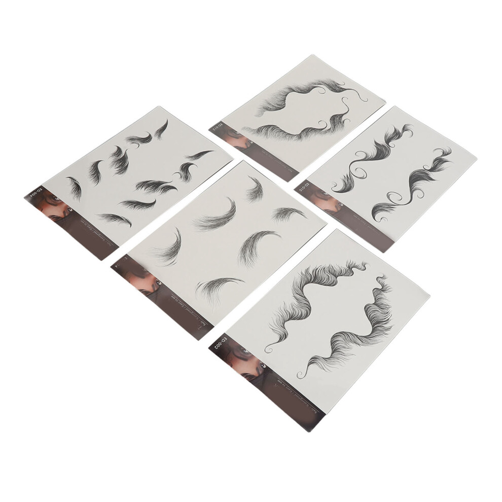 Baby Hair Stickers Reusable Waterproof Invisible Edges Striped Fake Hairline Stickers for Hair Salon DIY Hairstyling